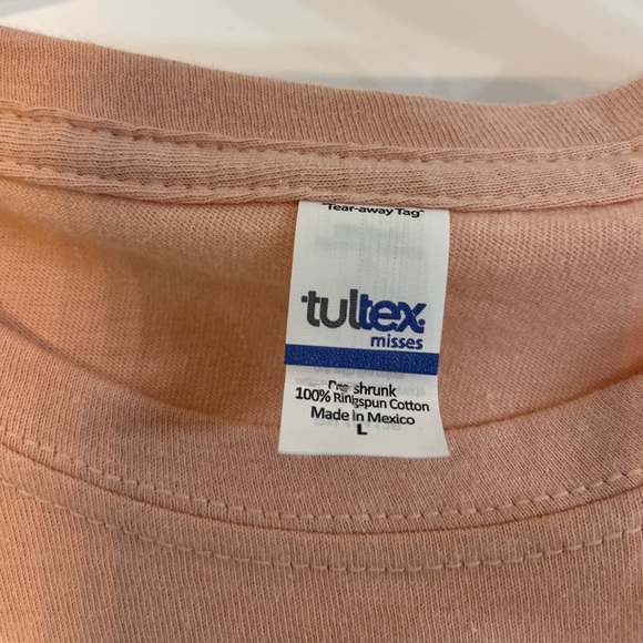 “Corks Are For Quitters” peach Short sleeve T-Shirt - NWT- L & XL available - Picture 5 of 5